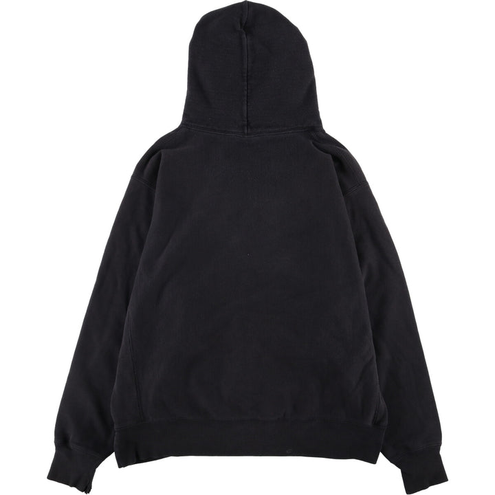 Champion REVERSE WEAVE Reverse Weave Sweat Pullover Hoodie Men's L size cotton black type Vintage Second Hand