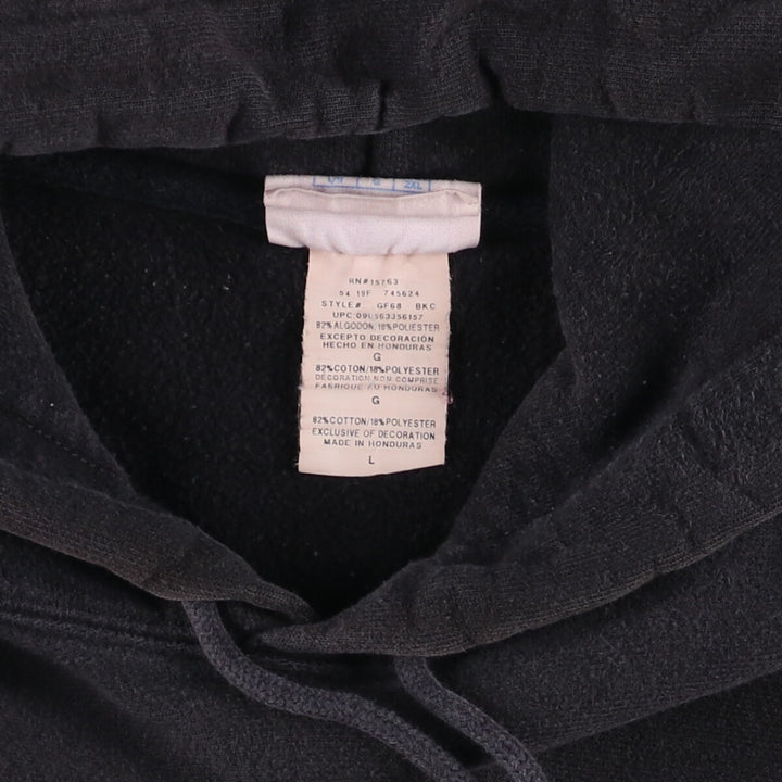 Champion REVERSE WEAVE Reverse Weave Sweat Pullover Hoodie Men's L size cotton black type Vintage Second Hand