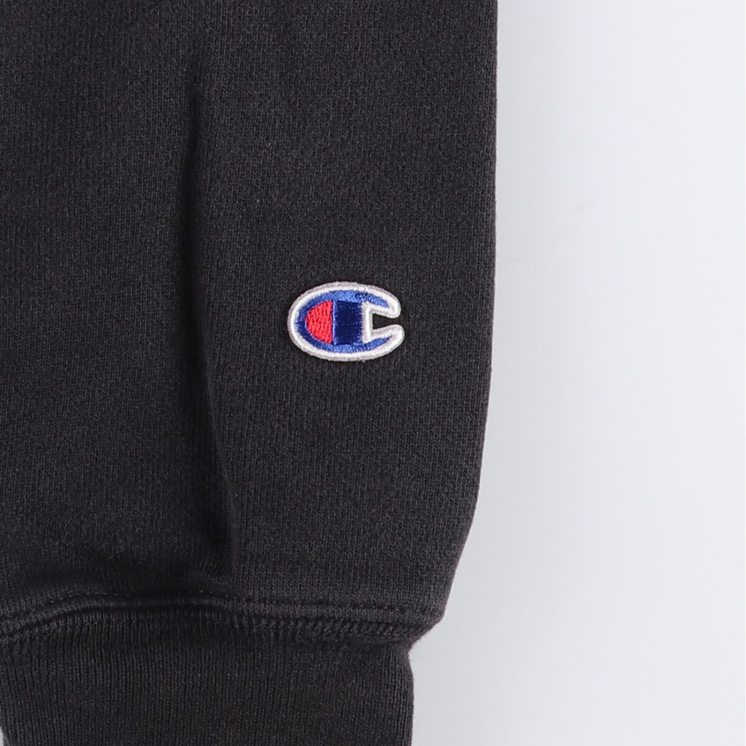 Champion REVERSE WEAVE Reverse Weave Sweat Pullover Hoodie Men's L size cotton black type Vintage Second Hand