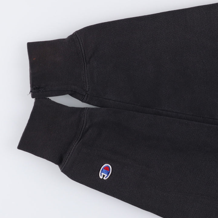 Champion REVERSE WEAVE Reverse Weave Sweat Pullover Hoodie Men's L size cotton black type Vintage Second Hand