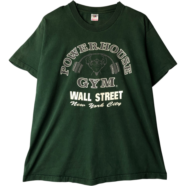 90'S Fruit of the Loom Advertising T-shirt Made in USA Men's XL Vintage cotton green type Vintage Second Hand