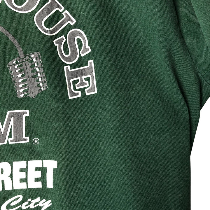 90'S Fruit of the Loom Advertising T-shirt Made in USA Men's XL Vintage cotton green type Vintage Second Hand