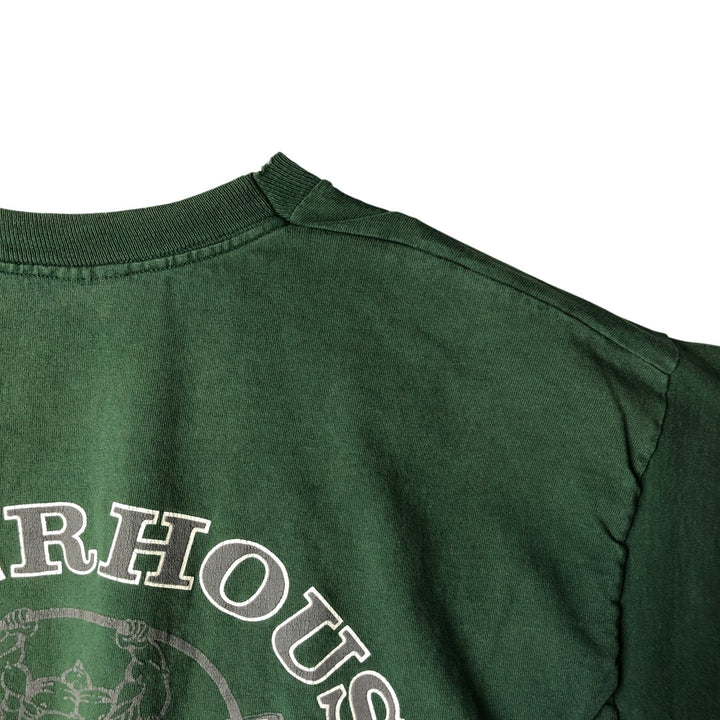 90'S Fruit of the Loom Advertising T-shirt Made in USA Men's XL Vintage cotton green type Vintage Second Hand