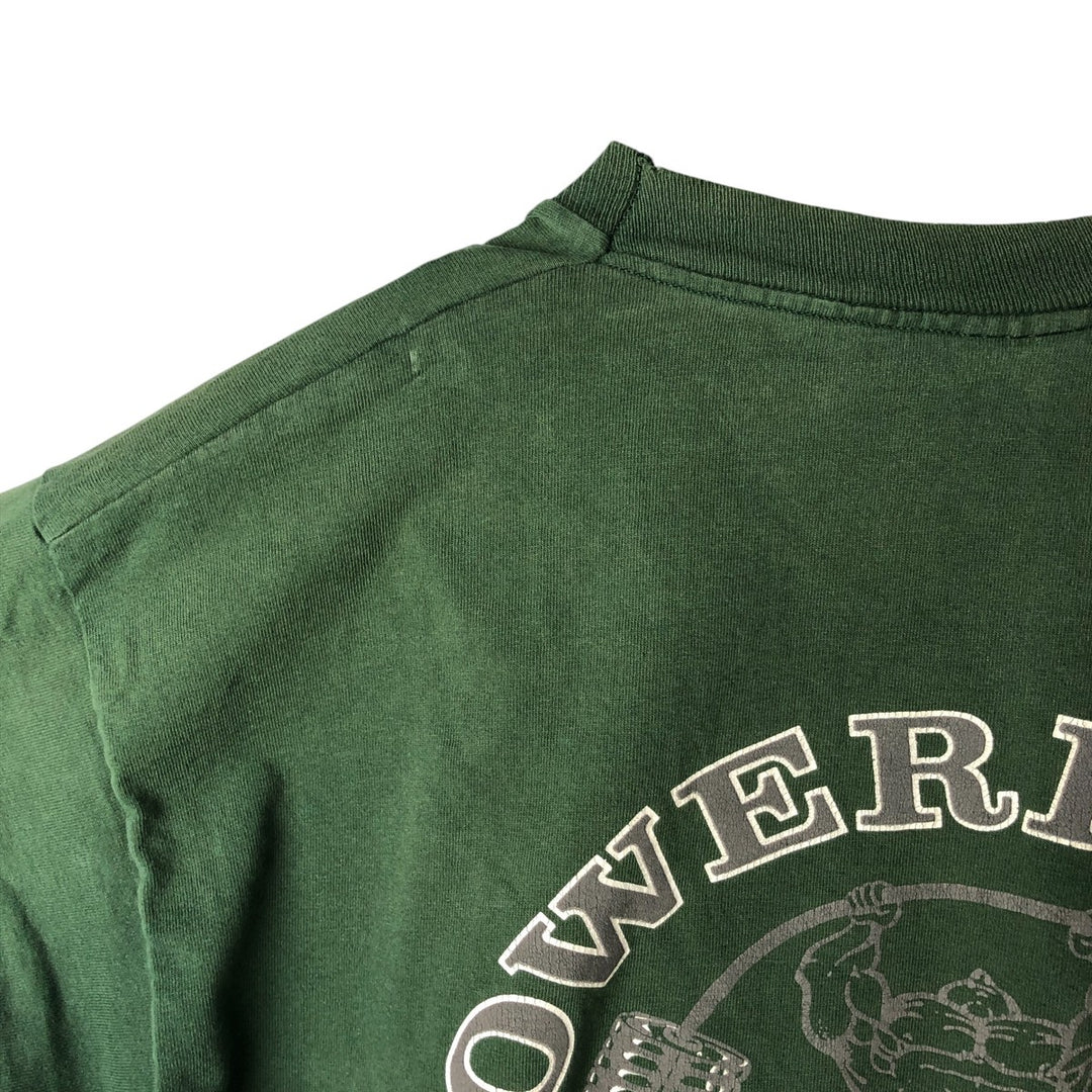 90'S Fruit of the Loom Advertising T-shirt Made in USA Men's XL Vintage cotton green type Vintage Second Hand