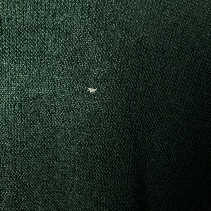 IZOD Acrylic Knit Cardigan, Made in USA, Men's XL acrylic Green type dark green Vintage Second Hand