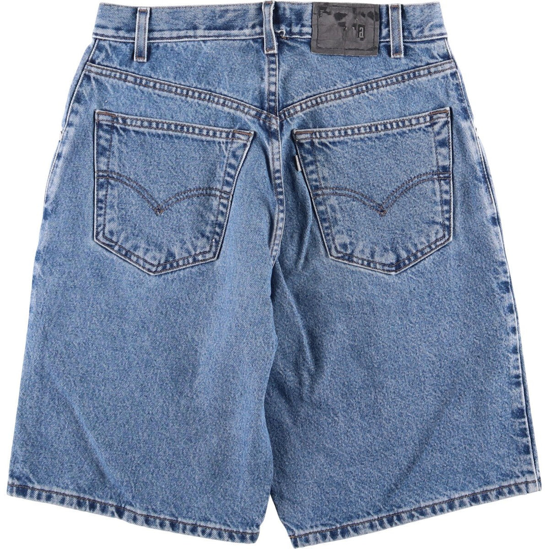 90'S Levi's Silver Tab Loose Denim Shorts/Jorts Men's Size W30 Vintage cotton blue type Vintage Second Hand