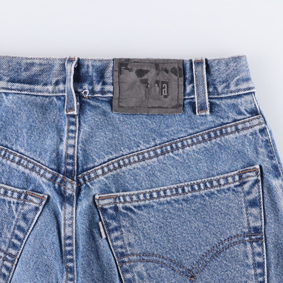 90'S Levi's Silver Tab Loose Denim Shorts/Jorts Men's Size W30 Vintage cotton blue type Vintage Second Hand