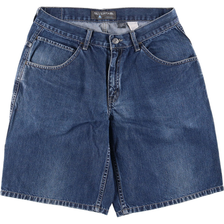 Levi's SILVER TAB Silver Tab Denim Painter Shorts, Men's Size W32 cotton blue type Vintage Second Hand