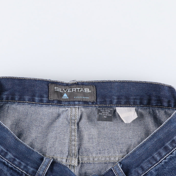 Levi's SILVER TAB Silver Tab Denim Painter Shorts, Men's Size W32 cotton blue type Vintage Second Hand