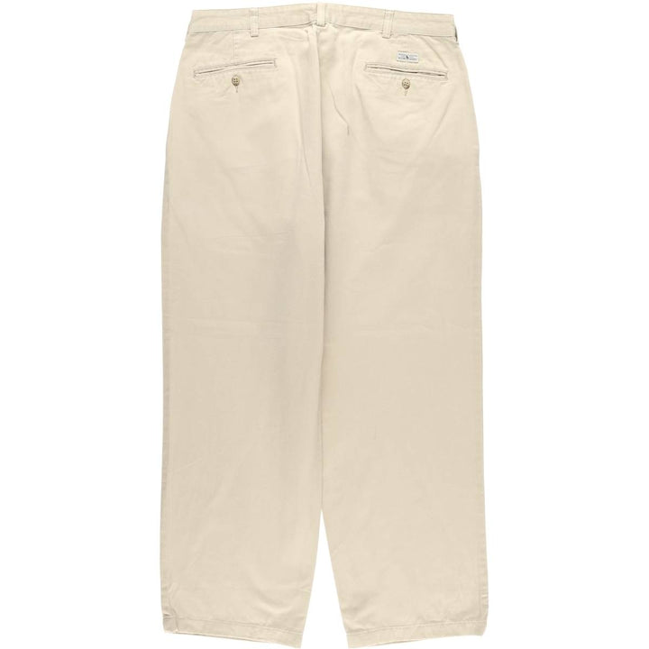 Ralph Lauren Polo Ralph Lauren Two-pleat Chino Pants Men's Size W36 cotton Beige type Vintage Second Hand