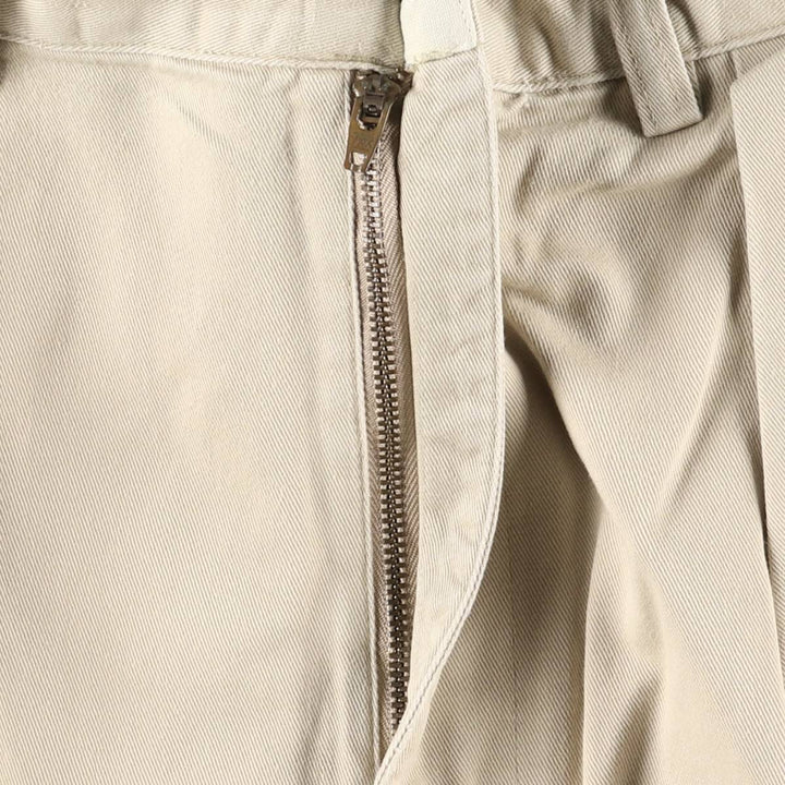 Ralph Lauren Polo Ralph Lauren Two-pleat Chino Pants Men's Size W36 cotton Beige type Vintage Second Hand