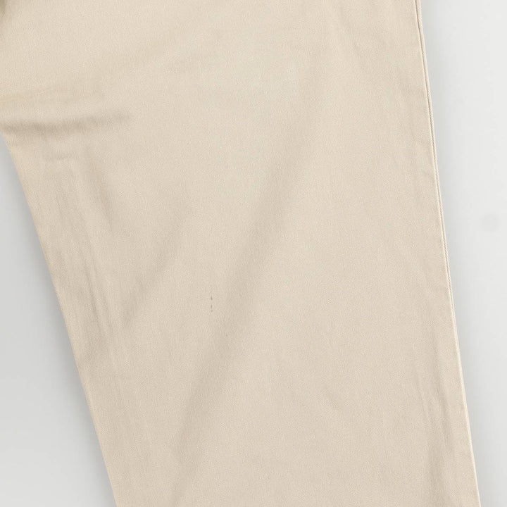 Ralph Lauren Polo Ralph Lauren Two-pleat Chino Pants Men's Size W36 cotton Beige type Vintage Second Hand