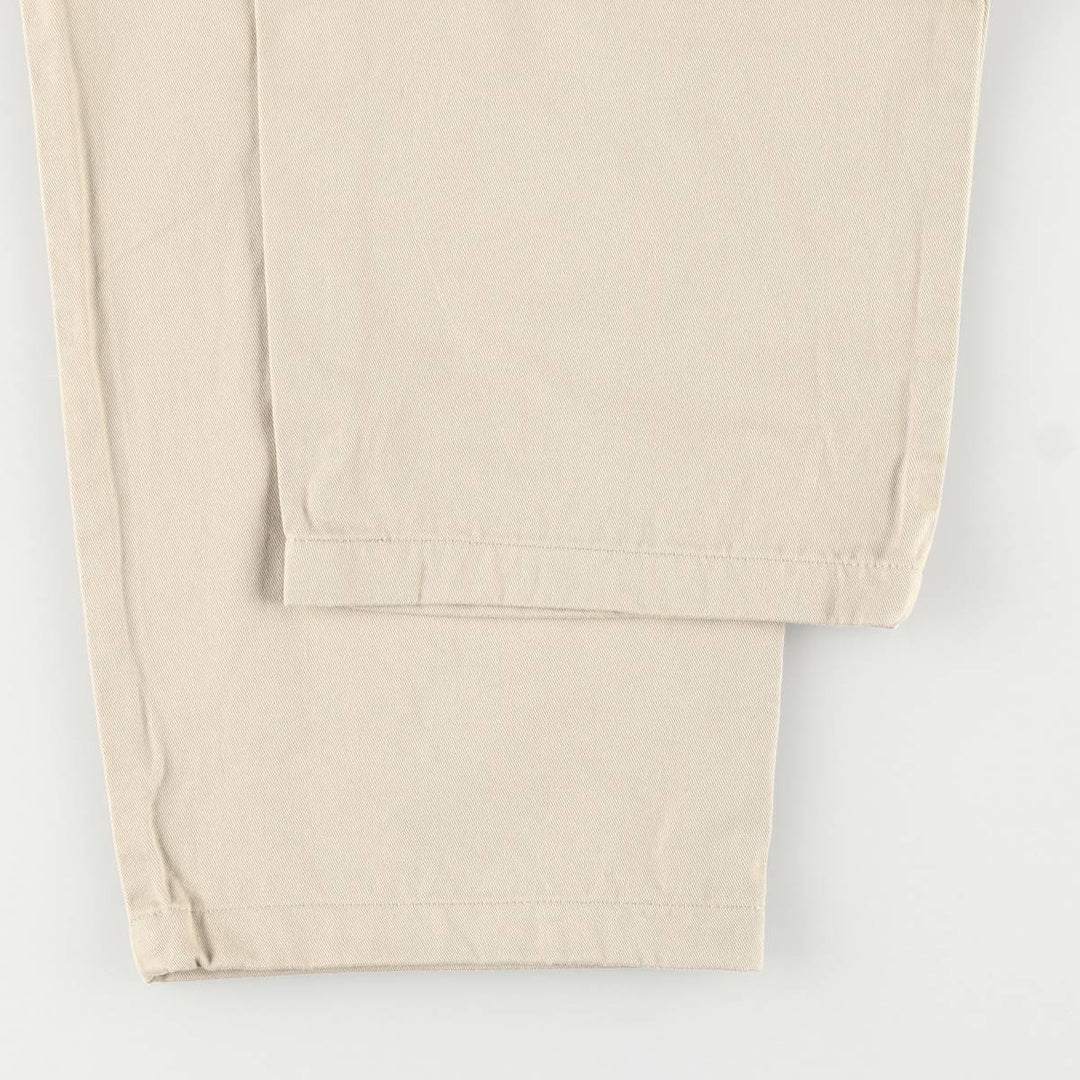 Ralph Lauren Polo Ralph Lauren Two-pleat Chino Pants Men's Size W36 cotton Beige type Vintage Second Hand