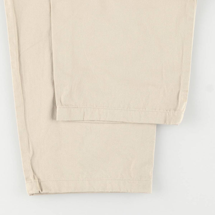 Ralph Lauren Polo Ralph Lauren Two-pleat Chino Pants Men's Size W36 cotton Beige type Vintage Second Hand