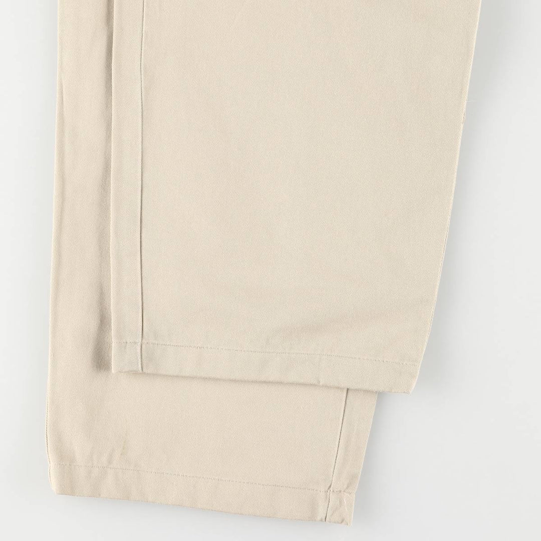 Ralph Lauren Polo Ralph Lauren Two-pleat Chino Pants Men's Size W36 cotton Beige type Vintage Second Hand