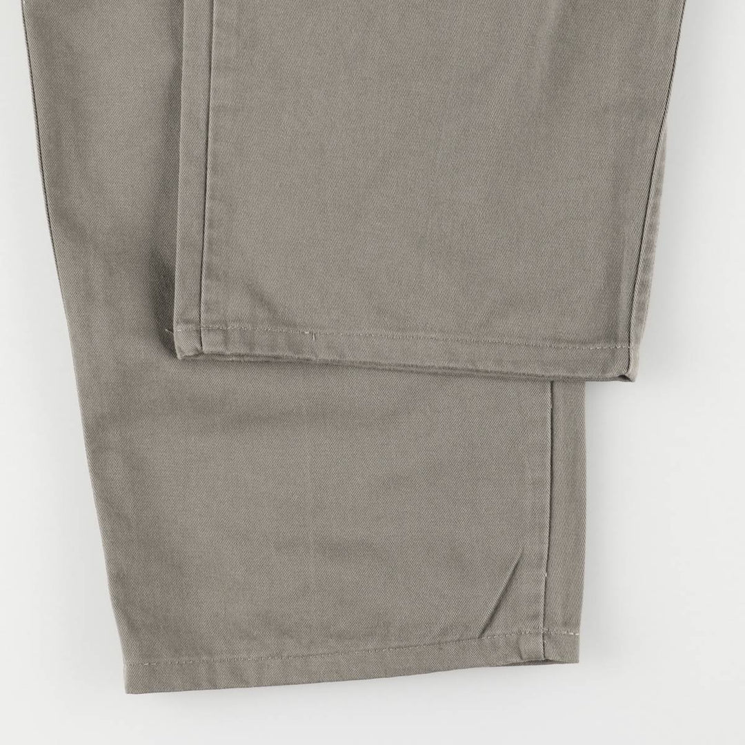Ralph Lauren POLO by Ralph Lauren Two-pleat Chino Pants for Men, W34 equivalent cotton Khaki type Vintage Second Hand