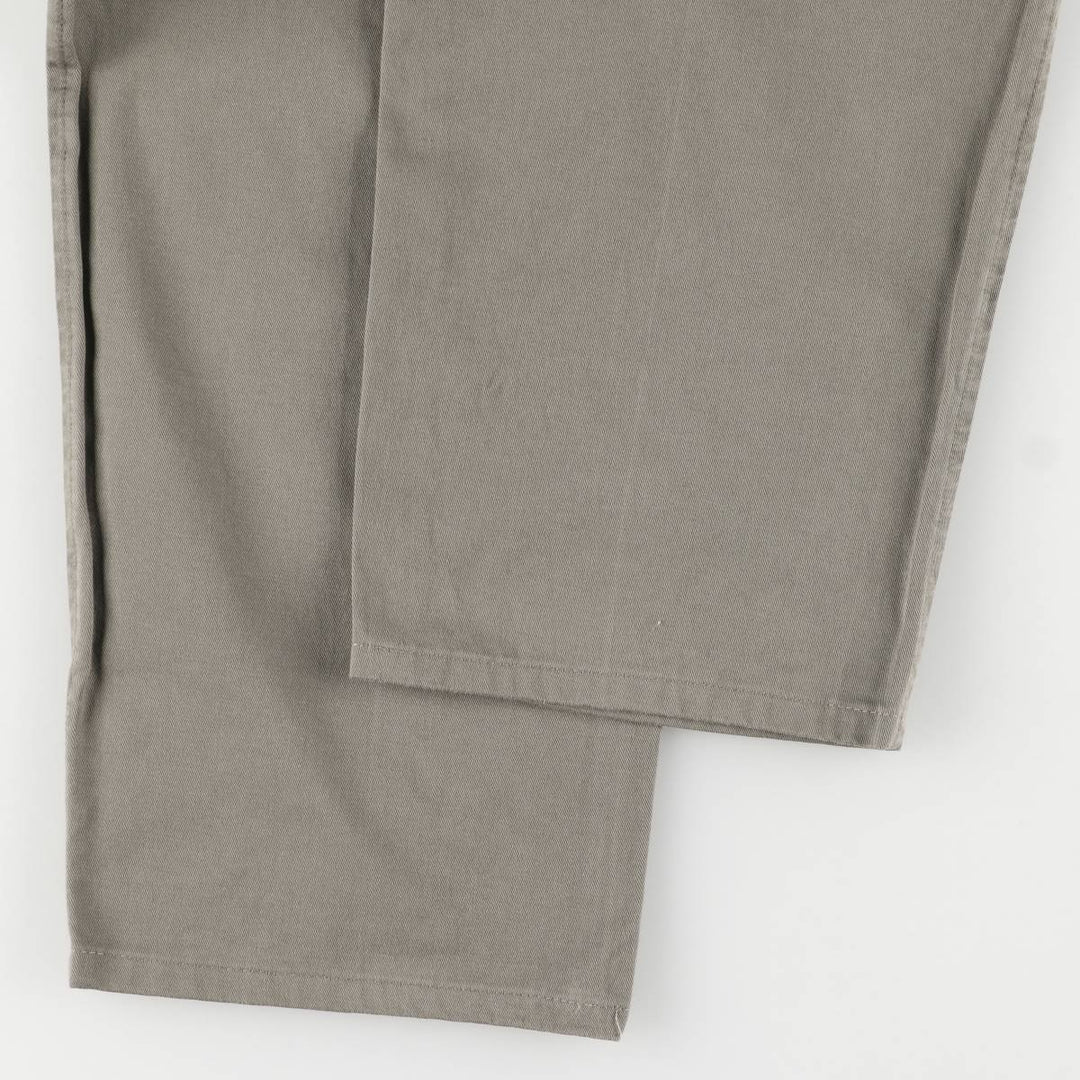 Ralph Lauren POLO by Ralph Lauren Two-pleat Chino Pants for Men, W34 equivalent cotton Khaki type Vintage Second Hand