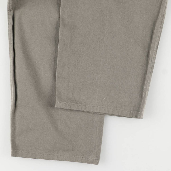 Ralph Lauren POLO by Ralph Lauren Two-pleat Chino Pants for Men, W34 equivalent cotton Khaki type Vintage Second Hand