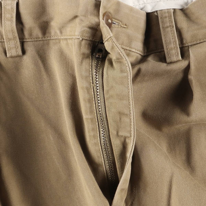 Ralph Lauren POLO by Ralph Lauren ETHAN PANT, two-pleat chino pants, men's size W35 cotton Beige type Vintage Second Hand