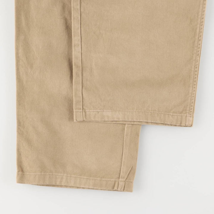 Ralph Lauren POLO by Ralph Lauren Two-pleat Chino Pants for Men, W35 cotton Beige type Vintage Second Hand