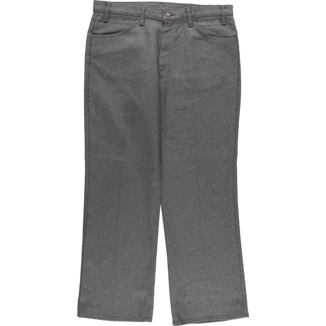 90'S Levi's STA-PREST slacks, made in the USA, men's, size W36, vintage polyester gray type Vintage Second Hand