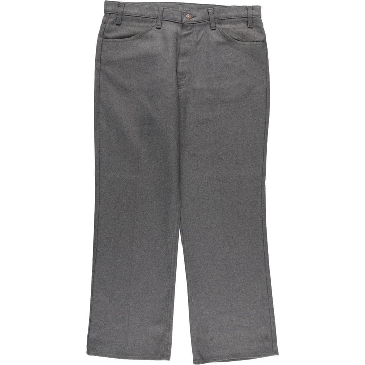 90'S Levi's STA-PREST slacks, made in the USA, men's, size W36, vintage polyester gray type Vintage Second Hand