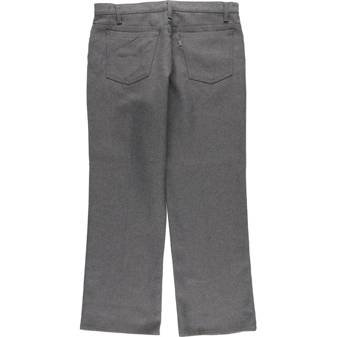90'S Levi's STA-PREST slacks, made in the USA, men's, size W36, vintage polyester gray type Vintage Second Hand