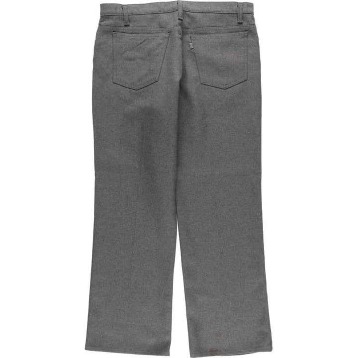 90'S Levi's STA-PREST slacks, made in the USA, men's, size W36, vintage polyester gray type Vintage Second Hand