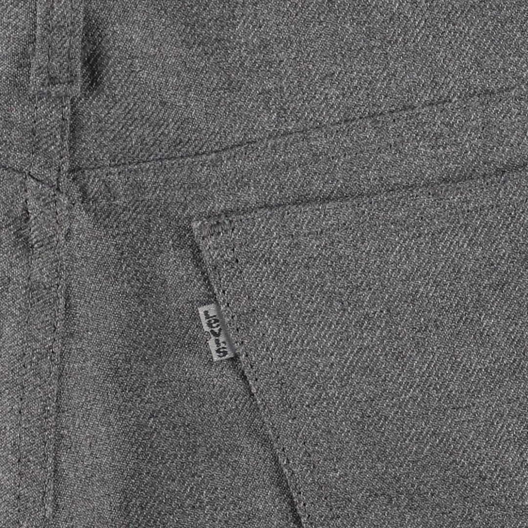 90'S Levi's STA-PREST slacks, made in the USA, men's, size W36, vintage polyester gray type Vintage Second Hand