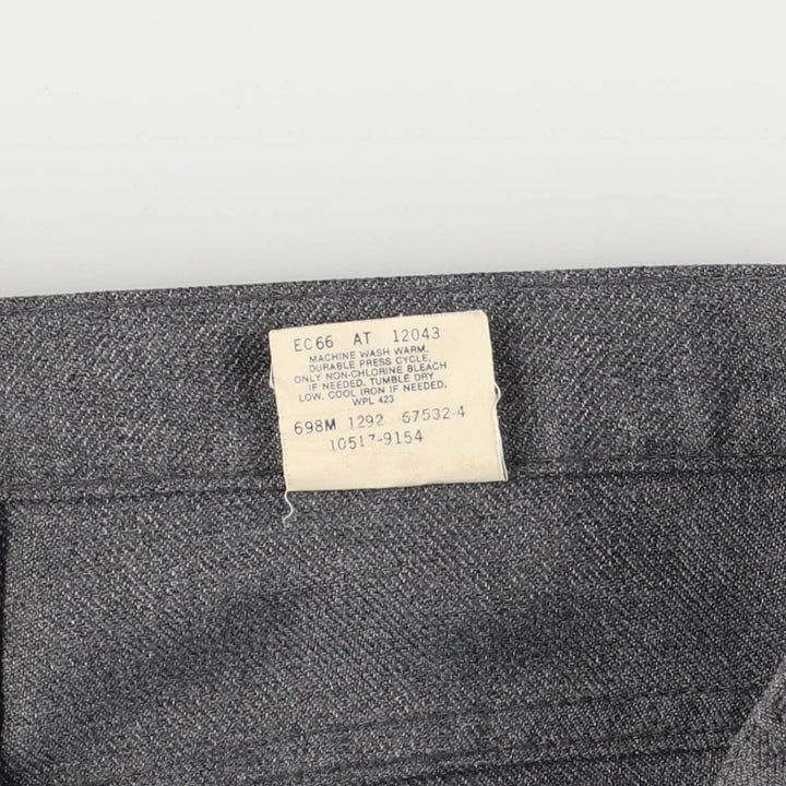90'S Levi's STA-PREST slacks, made in the USA, men's, size W36, vintage polyester gray type Vintage Second Hand