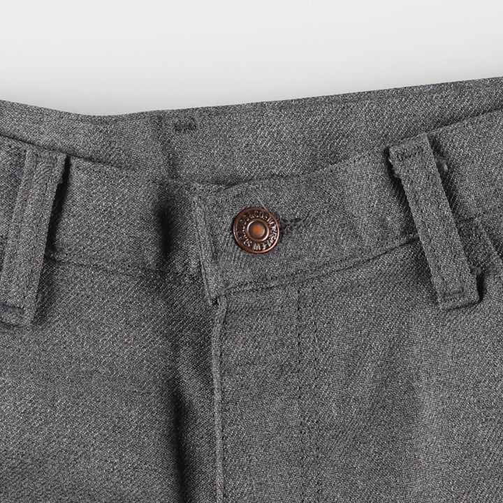 90'S Levi's STA-PREST slacks, made in the USA, men's, size W36, vintage polyester gray type Vintage Second Hand