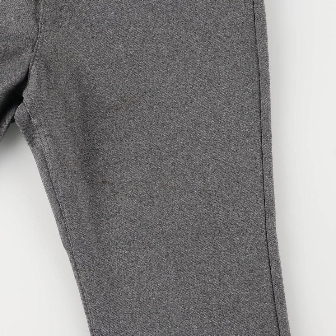 90'S Levi's STA-PREST slacks, made in the USA, men's, size W36, vintage polyester gray type Vintage Second Hand