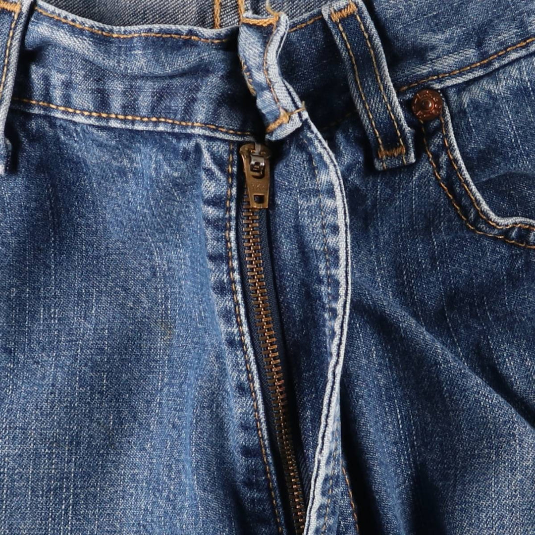 2000'S Levi's 569 Loose Straight Fit Denim Shorts/Jorts Men's Size W37 cotton blue type Vintage Second Hand