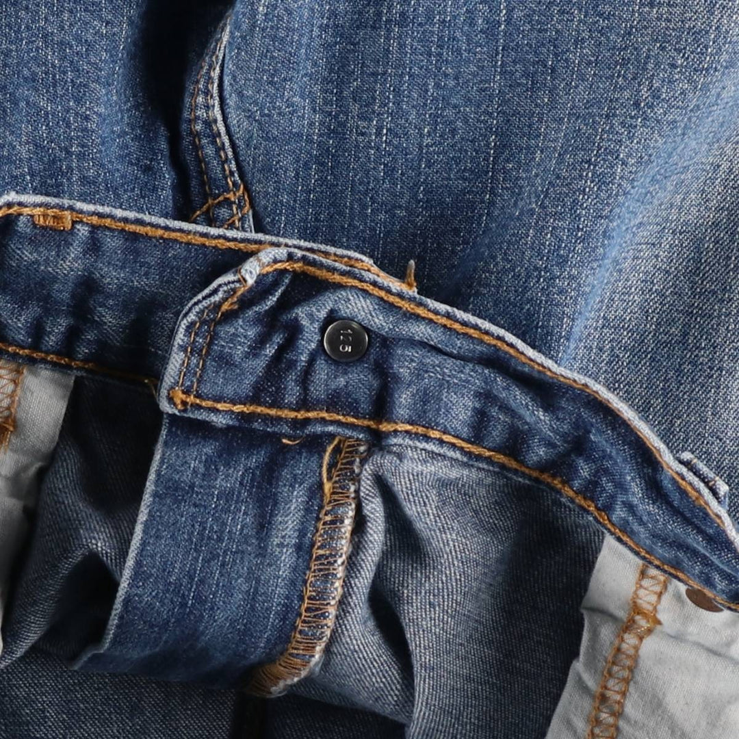 2000'S Levi's 569 Loose Straight Fit Denim Shorts/Jorts Men's Size W37 cotton blue type Vintage Second Hand