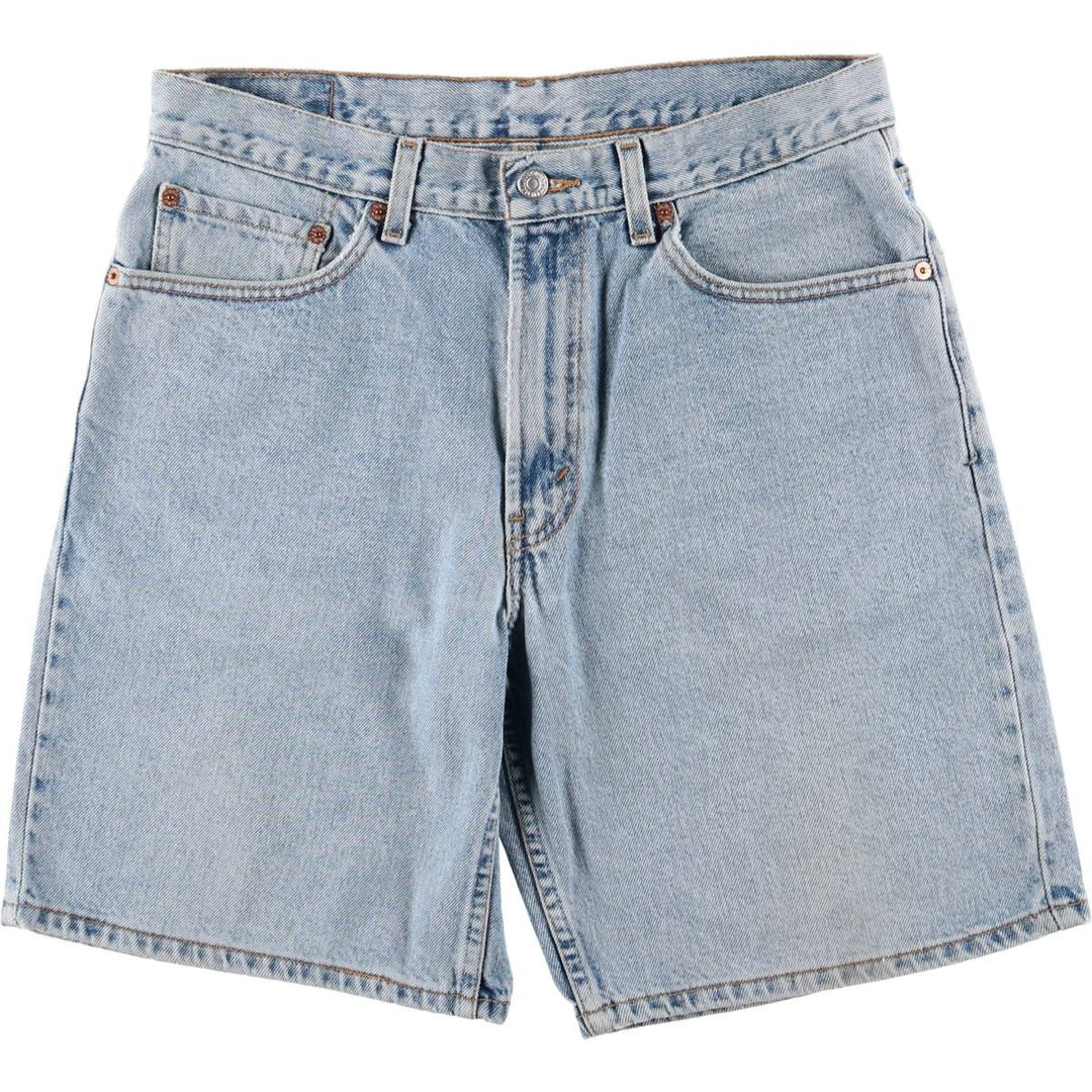 2000'S Levi's 550 Relaxed Fit Denim Shorts, Men's Size W32 cotton blue type Vintage Second Hand