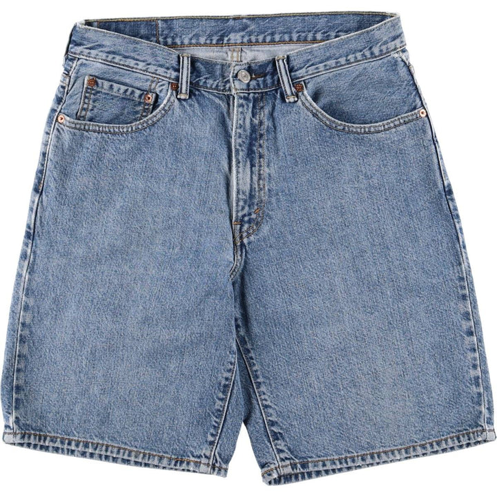 Levi's 550 denim shorts, short pants for men, size W33 cotton blue type Vintage Second Hand