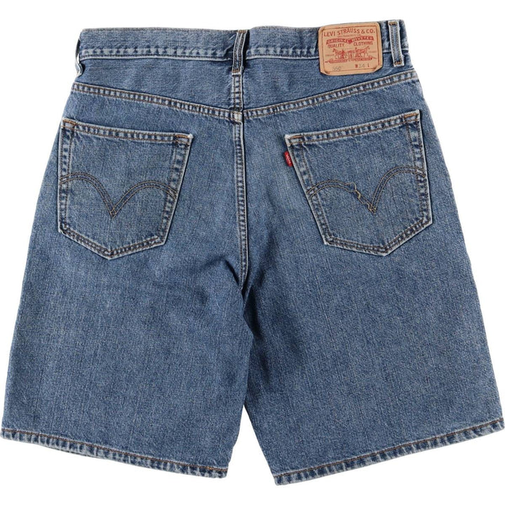 Levi's 550 Relaxed Fit Denim Shorts, Men's Size 34 cotton blue type Vintage Second Hand