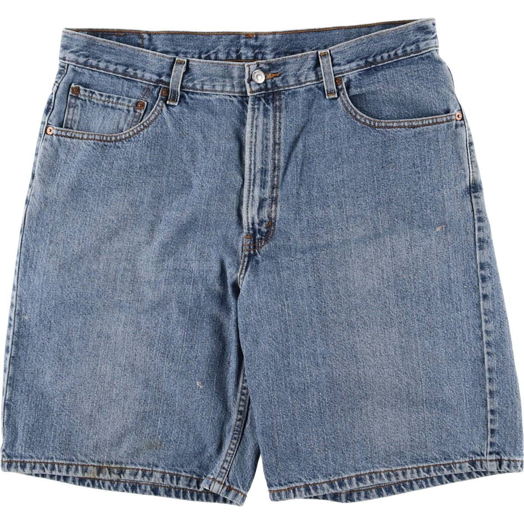 2000'S Levi's 550 Relaxed Fit Denim Shorts/Jorts Men's Size W37 cotton blue type Vintage Second Hand