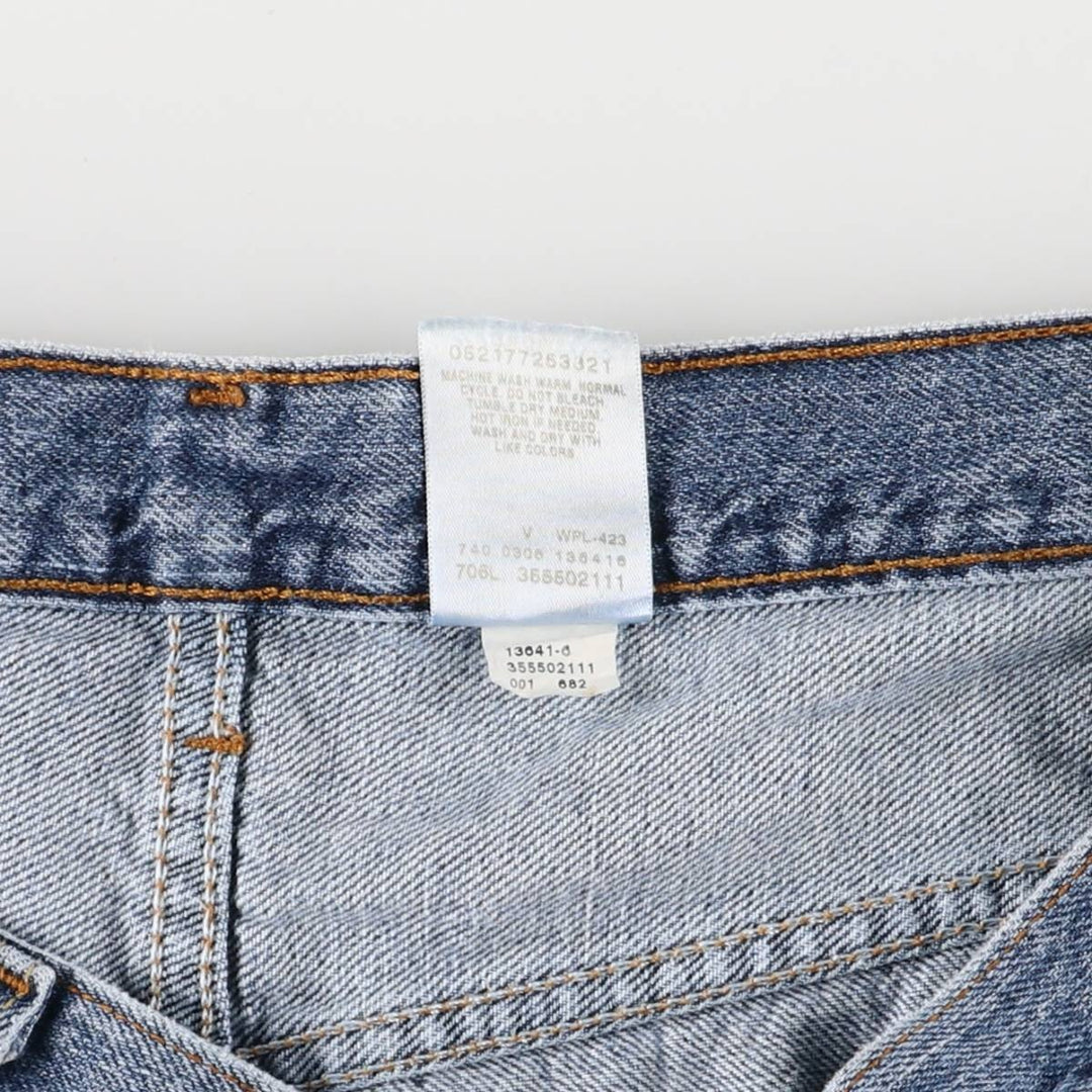 2000'S Levi's 550 Relaxed Fit Denim Shorts/Jorts Men's Size W37 cotton blue type Vintage Second Hand