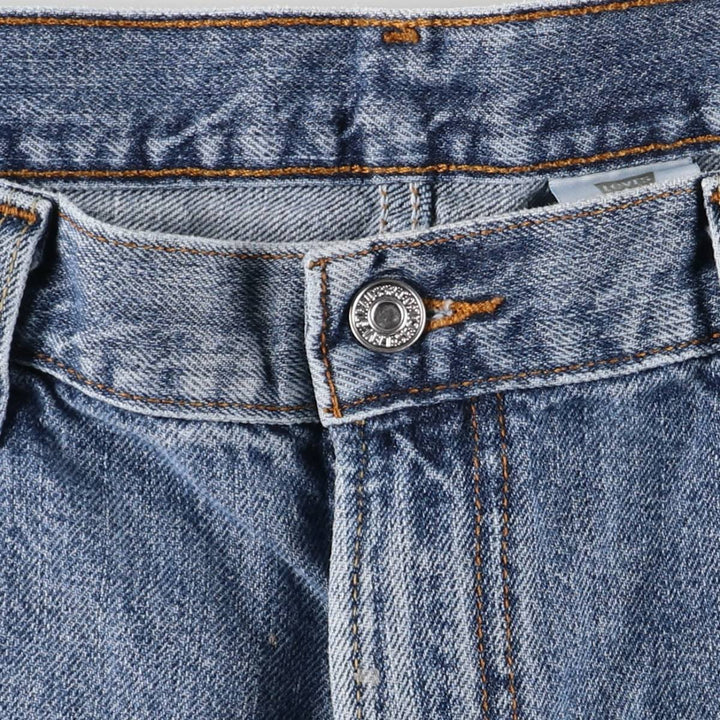 2000'S Levi's 550 Relaxed Fit Denim Shorts/Jorts Men's Size W37 cotton blue type Vintage Second Hand