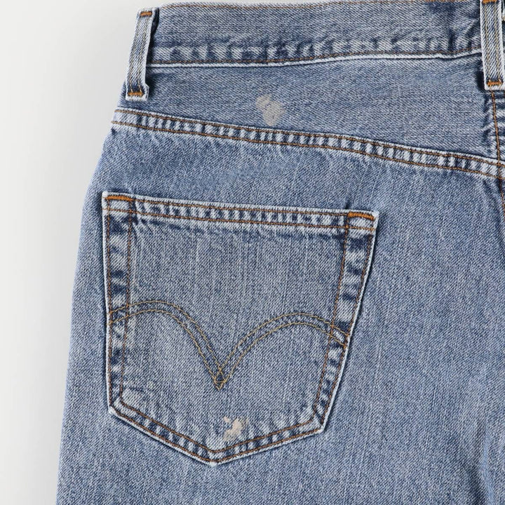 2000'S Levi's 550 Relaxed Fit Denim Shorts/Jorts Men's Size W37 cotton blue type Vintage Second Hand