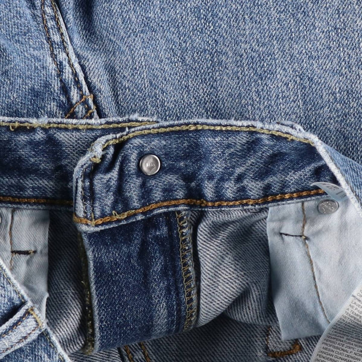 Levi's 550 denim shorts, short pants for men, size W32 cotton blue type Vintage Second Hand