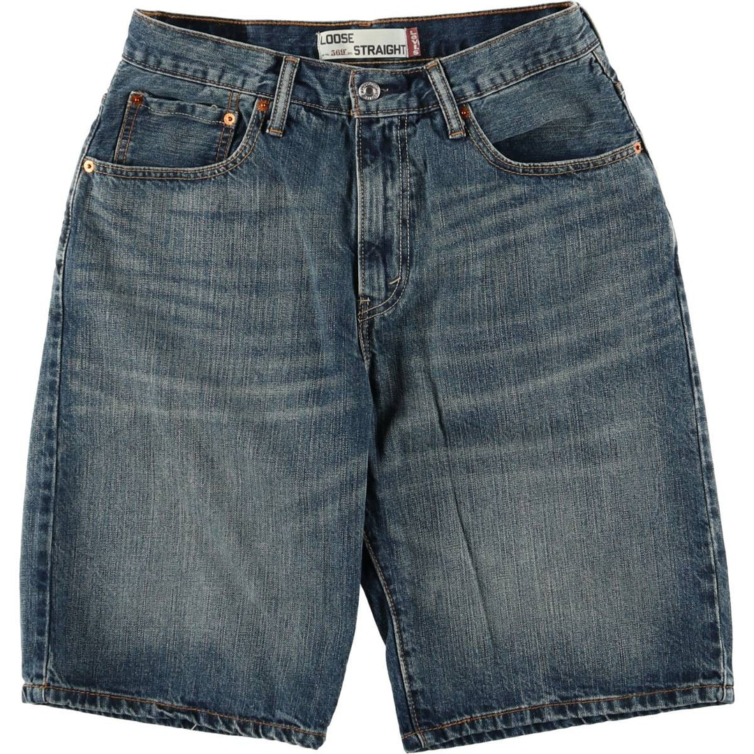 Levi's 569 Loose Straight Denim Shorts, Men's Size 32 cotton blue type Vintage Second Hand