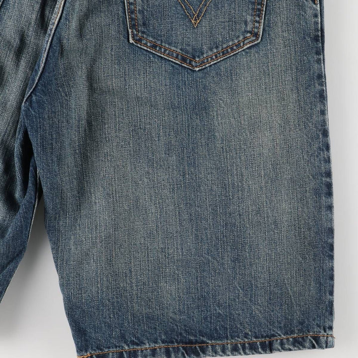 Levi's 569 Loose Straight Denim Shorts, Men's Size 32 cotton blue type Vintage Second Hand