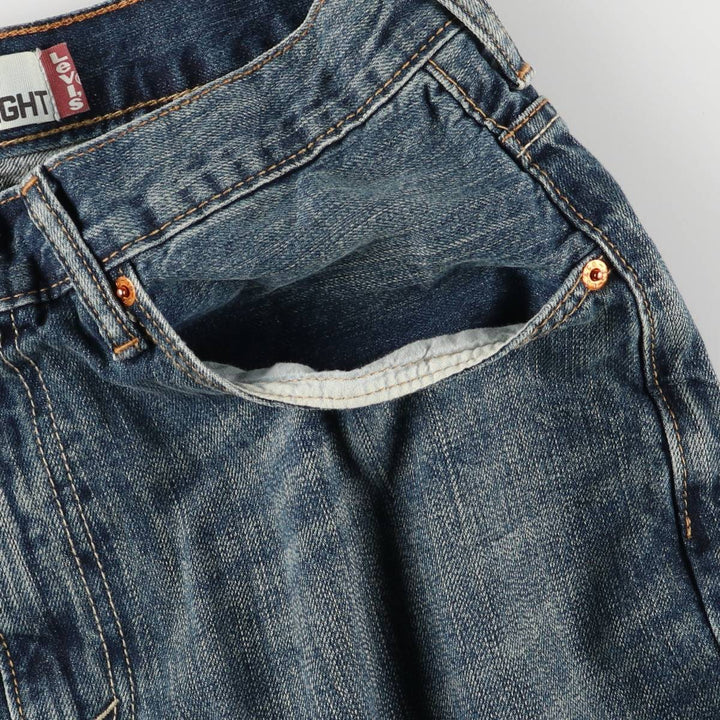 Levi's 569 Loose Straight Denim Shorts, Men's Size 32 cotton blue type Vintage Second Hand