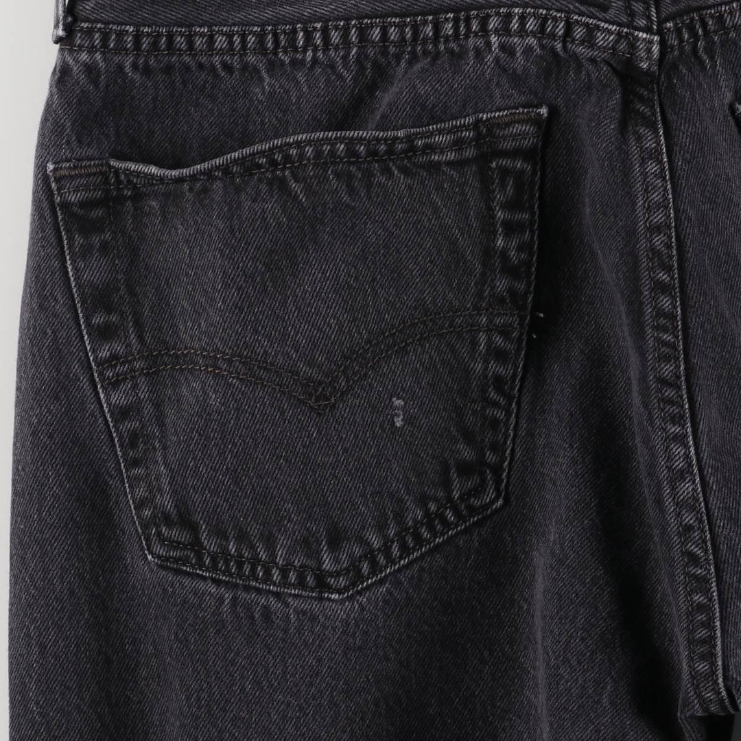 Levi's 501 Black Denim Straight Denim Pants for Men, W32 equivalent cotton black type Vintage Second Hand