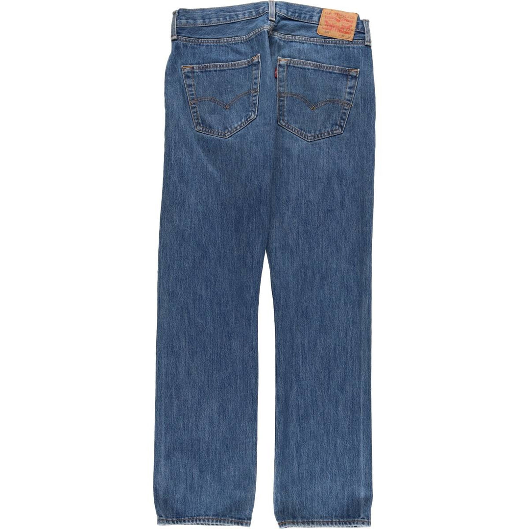 Levi's 501 straight denim pants for men, size W34 cotton blue type Vintage Second Hand