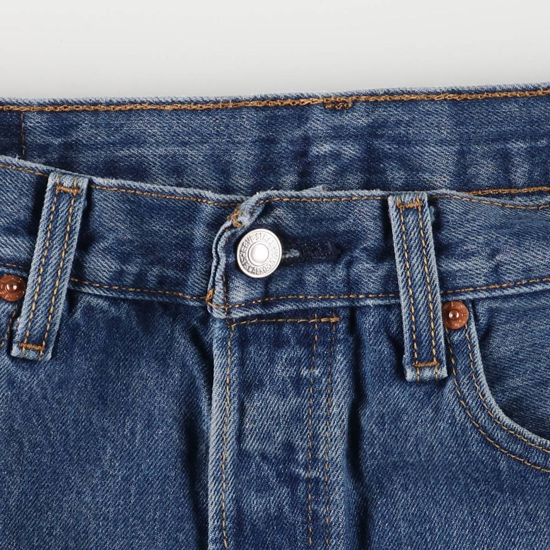 Levi's 501 straight denim pants for men, size W34 cotton blue type Vintage Second Hand