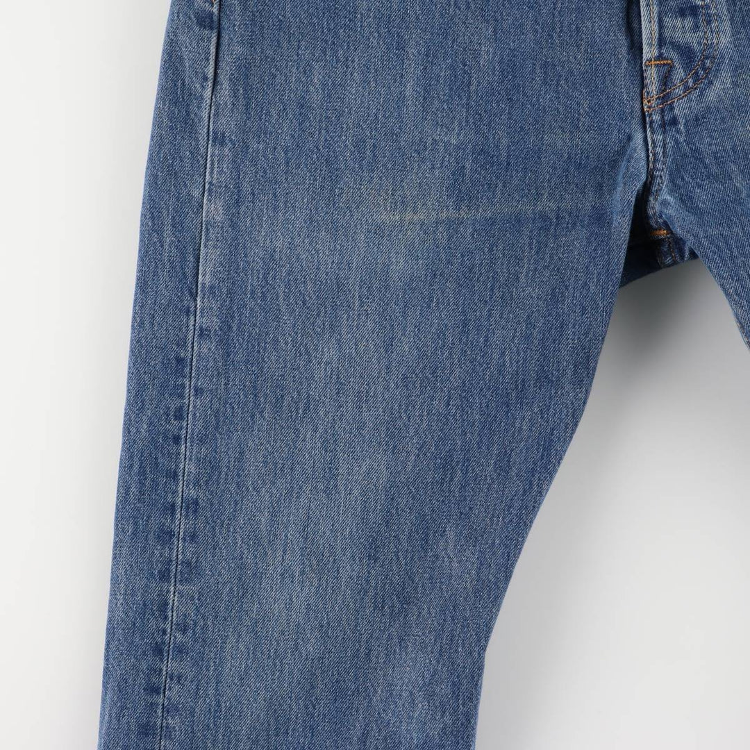 Levi's 501 straight denim pants for men, size W34 cotton blue type Vintage Second Hand
