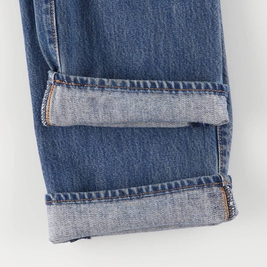 Levi's 501 straight denim pants for men, size W34 cotton blue type Vintage Second Hand